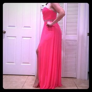 Beautiful bright pink. Prom, Gala dress